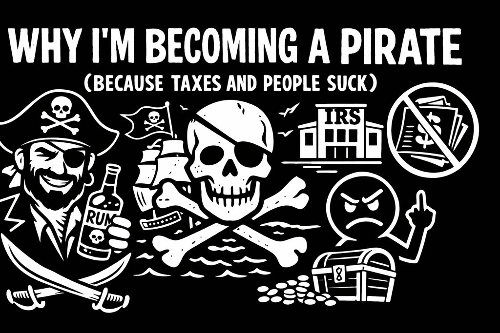 Why I’m Becoming a Pirate (Because Taxes and People Suck)