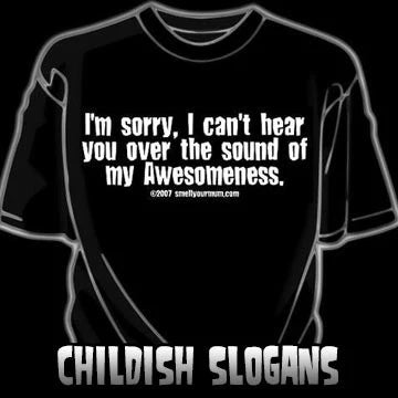 Childish Slogan T-Shirts