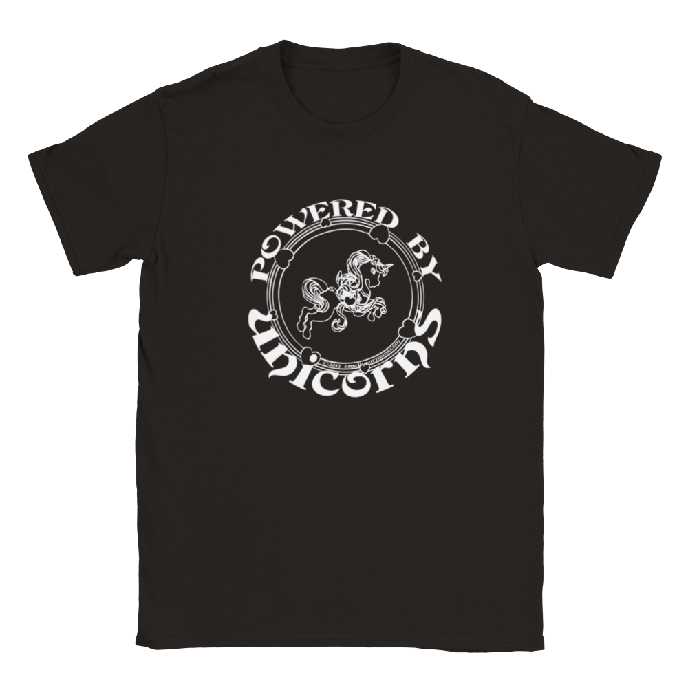 Powered By Unicorns | T-Shirt