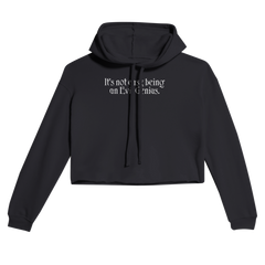 It's Not Easy Being An Evil Genius | Women's Cropped Hoodie